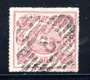 Brunswick #18     VF, Used,  Signed on back,   CV $525.00   .....  0990017