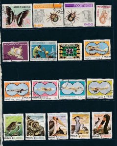 D397863 Mozambique Nice selection of VFU (CTO) stamps