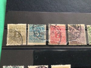 Denmark Newspaper postage due  used stamps A12032