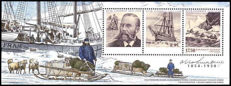 Greenland 2004 #426a MNH. Sverdrup, explorer