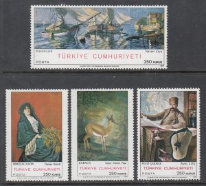 Turkey 1852-1855 Paintings MNH VF