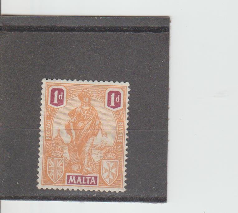 Malta  Scott#  100  MH  (1922 Malta)