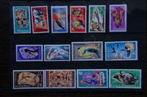 Nigeria 1965-66 set complete to £1 LMM SG172/185 