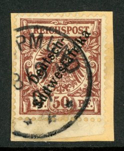 Germany 1898 Southwest Africa 50pf Red Brown Scott 12 VFU X193