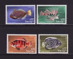 Israel 246-249 Set MH Fish (A)