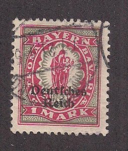 GERMAN STATES - BAVARIA SC# 266   FVF/U  1920