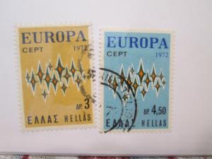 Greece #1049-1050 set used