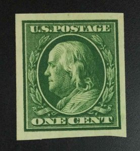383 1c Franklin, Mint OG XF