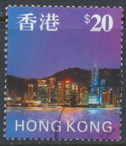 Hong Kong  SG 862 Sc# 777 Hong Kong Skyline $20  Used / FU see detail & scan