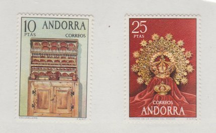 Andorra - Spanish Scott #81-82 Stamp  - Mint NH Set