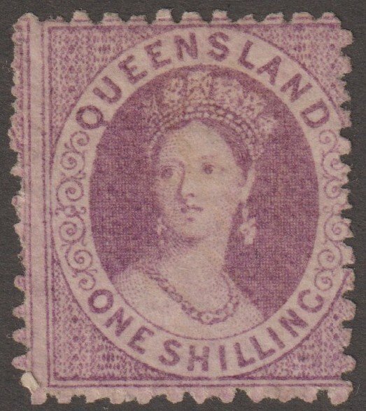 EDSROOM-20763 Australia-Queensland 64 No Gum 1878 Lilac Shade CV$240