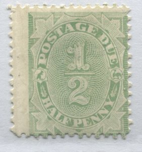 Australia 1902 1/2d Postage Due mint o.g. hinged