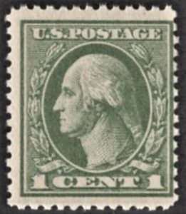 US 536 MNH F 1 Cent Washington Gray- Green CV $45