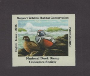 NDS8 - National Duck Stamp Collectors Society Stamp Single. MNH. #02 NDS8