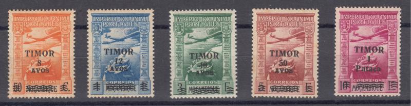 Timor    #c10-14     mnh (toning)   cat $45.00