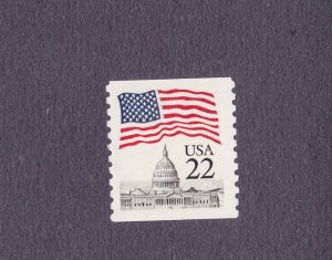 Single 22c Flag US 2115b D press F-VF , MNH