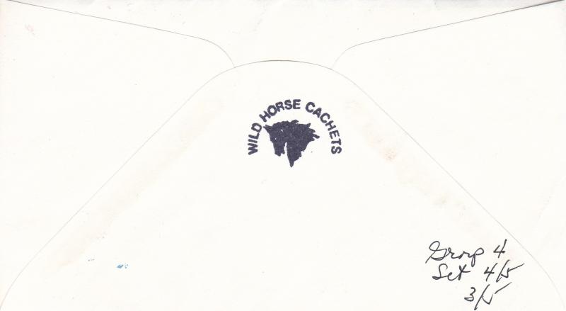 Turks & Caicos 1992 Christopher Columbus  Wild Horse Cachet FDC Hand Painted VF+