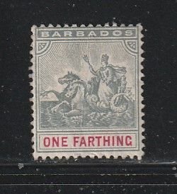 Barbados 70 MH Badge Of Colony