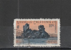 New Caledonia  Scott#  291  Used  (1948 Towers of Notre Dame)