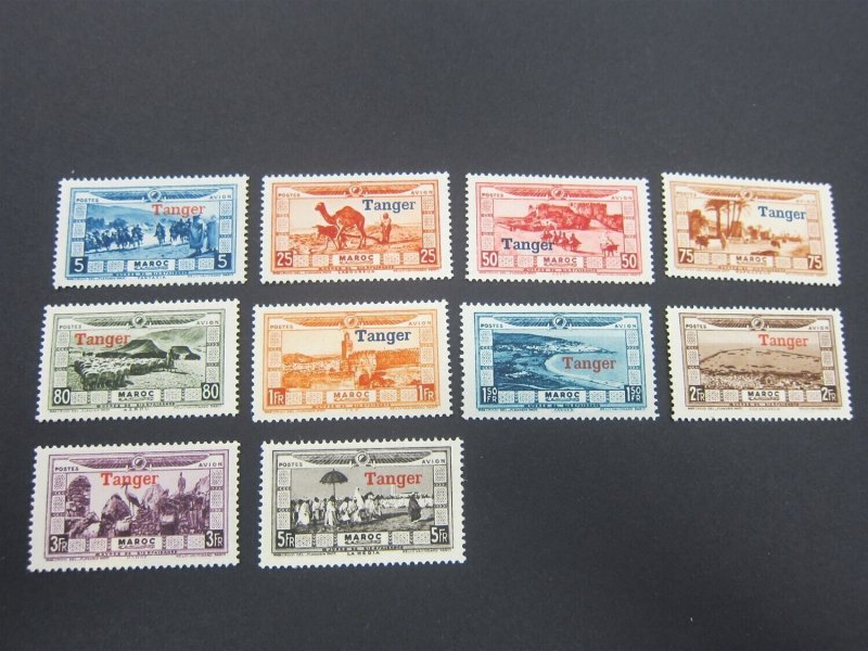 French Morocco 1929 Sc CB11-20 set MNH(11,17,19 MH)