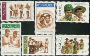 Nauru 1982 SG256-261 Scouts set MNH