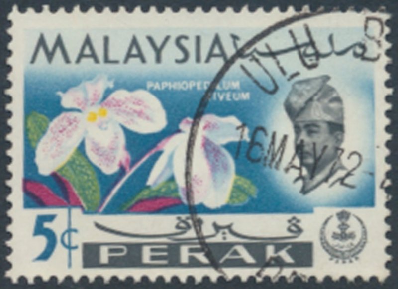 Perak  Malaya  SC#  141 Used  Flowers see details & scans