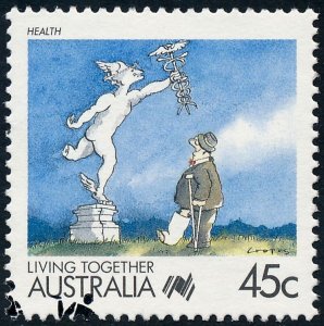 Australia 1988 45c Living Together - Health SG1123 Fine Used 1