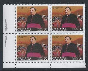 Canada #998 LL PL BL Canadian Pioneers 32¢ MNH6