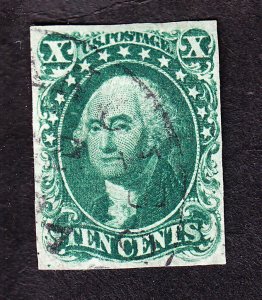US 13 10c Washington Used VF-XF SCV $925