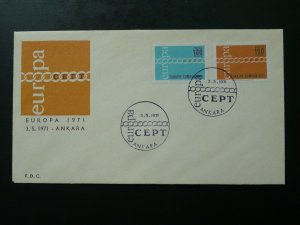 Europa Cept 1971 FDC Turkey 86844