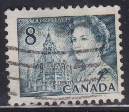 Canada 544p Library Of Parliament 8¢ Tagged: GT2 1971