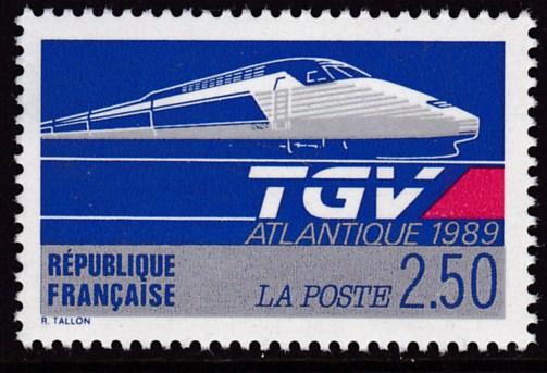 France 1989 2.50fr  TGV 'Fast Train'   VF/NH