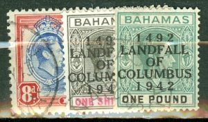 JR: Bahamas 116-129 used CV $82.70; scan shows only a few