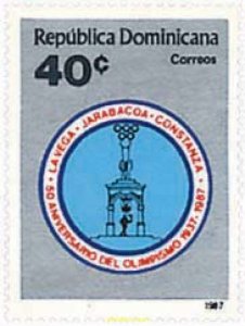 26878 MNH DOMINICANA 1987 50 ANIVERSARIO DEL OLIMPISMO NACIONAL