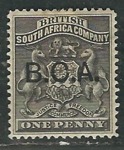 British Central Africa (Nyassaland) 1 SG 1 MH VF 1891 SCV $12.00