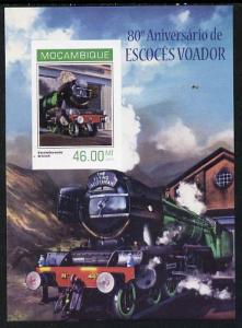 Mozambique 2014 80th Anniversary of Flying Scotsman #3 im...