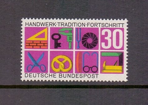 Germany  #981  MNH  1968   German crafts and trades