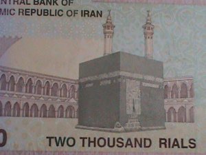 ​IRAN-1992-CAT#144-CENTRAL BANK OF IRAN 2000 RIALS- UNCIRCULATED VF-LAST ONE