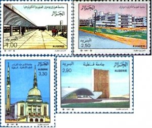 Algeria 1987 MNH Stamps Scott 860-863 Algerian University Architecture Science