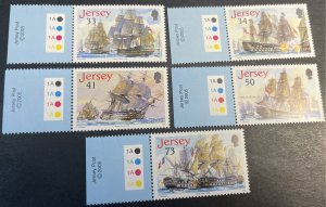 JERSEY # 1190-1194--MINT NEVER/HINGED--COMPLETE SET PLATE # SINGLES--2005(LOTD5)