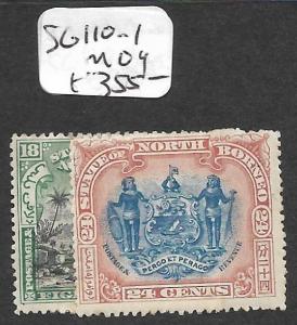 NORTH BORNEO (P3101B) 18C, 24C SG 110-111  MOG