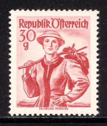 Austria 1948  Scott #526 MNH