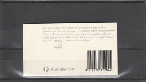 Australia  Scott#  1194a  MNH Complete Booklet  (1990 Christmas)