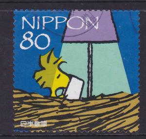 Japan 2010 Greetings Woodstock & Letter 80y -used 