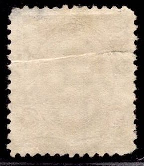 US Stamp #225 8c Sherman USED SCV $17.00. Massive stamp.