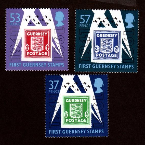 Guernsey # 446-448 Mint!
