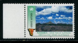 114 UN Vienna 6s Namibian Independence,  MNH