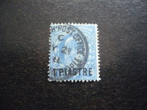 Stamps - Great Britain Offices in Turkey- Scott# 39 - Used Part Set of 1 Stamp