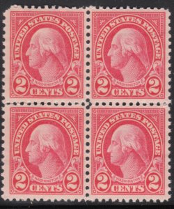 Scott #634 Mint OG NH Block of 4 - Lot #MO-250