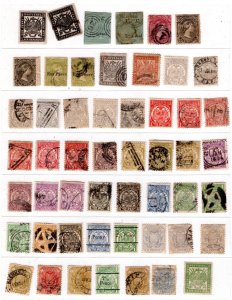 SOUTH AFRICA TRANSVAAL 1870- 1909 COLLECTION OF 450 USED AND MINT INCLUDING